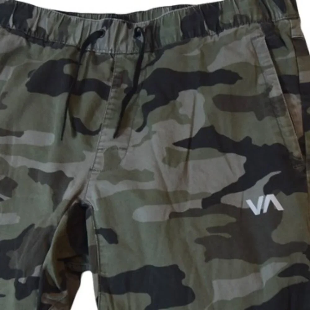 RVCA Camo Jogger Pants Streetwear Skater Surfer Skatecore Athleisure Casual M - Picture 3 of 10